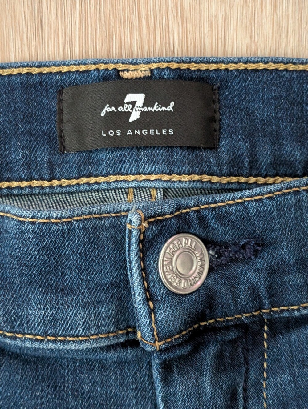 7 For All Mankind Jeans Women's 30 Dojo Flare Stretch - Picture 4 of 13